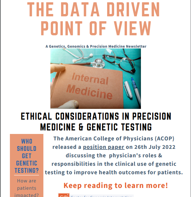 August 2022 – The Data Driven Point of View